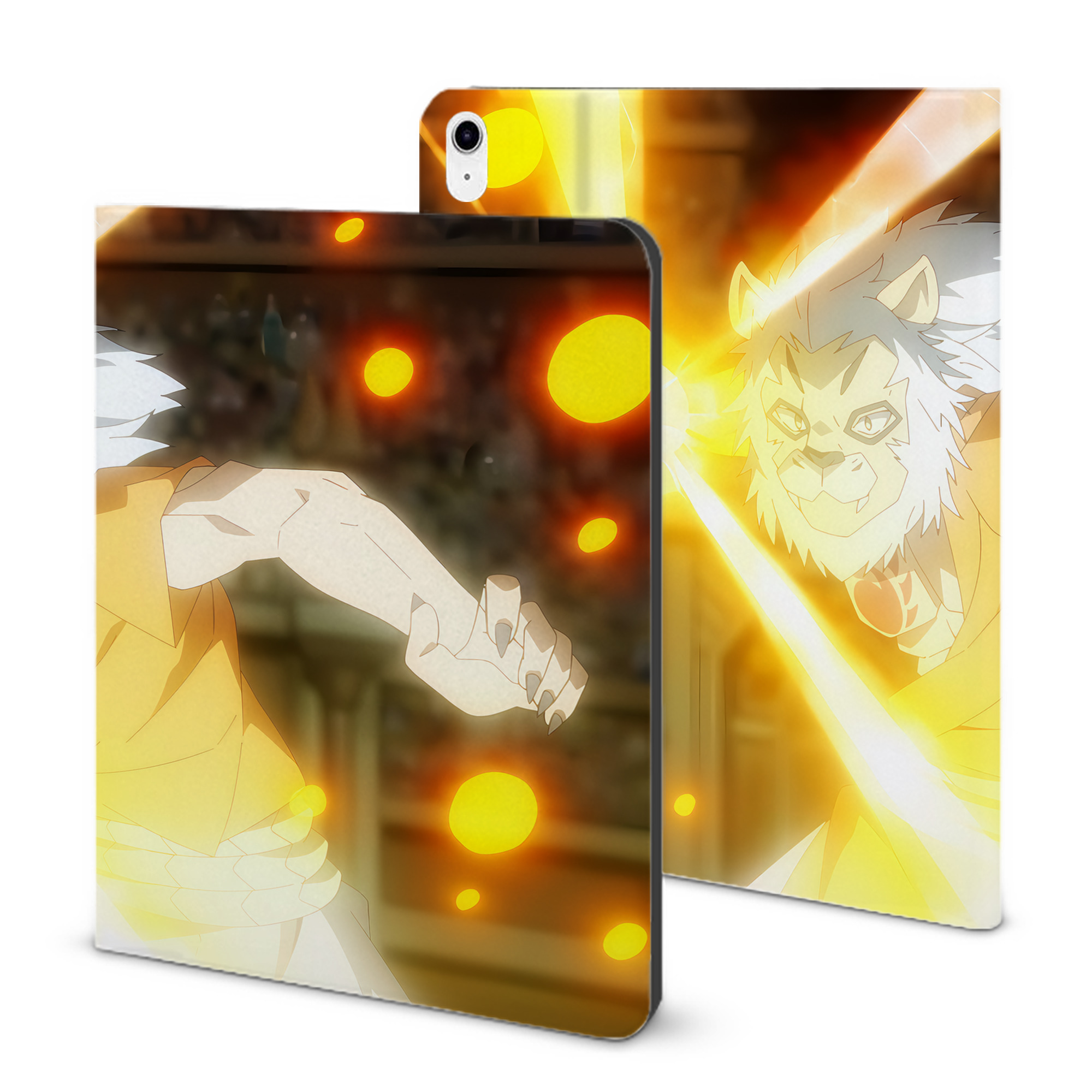 （画像用） 転スラ Regarding Reincarnated to Slime IPad ケース ブック型 PUレザー TPU 耐衝撃 軽量 薄型 ペン収納なし 全面保護 IPad 各モデル対応